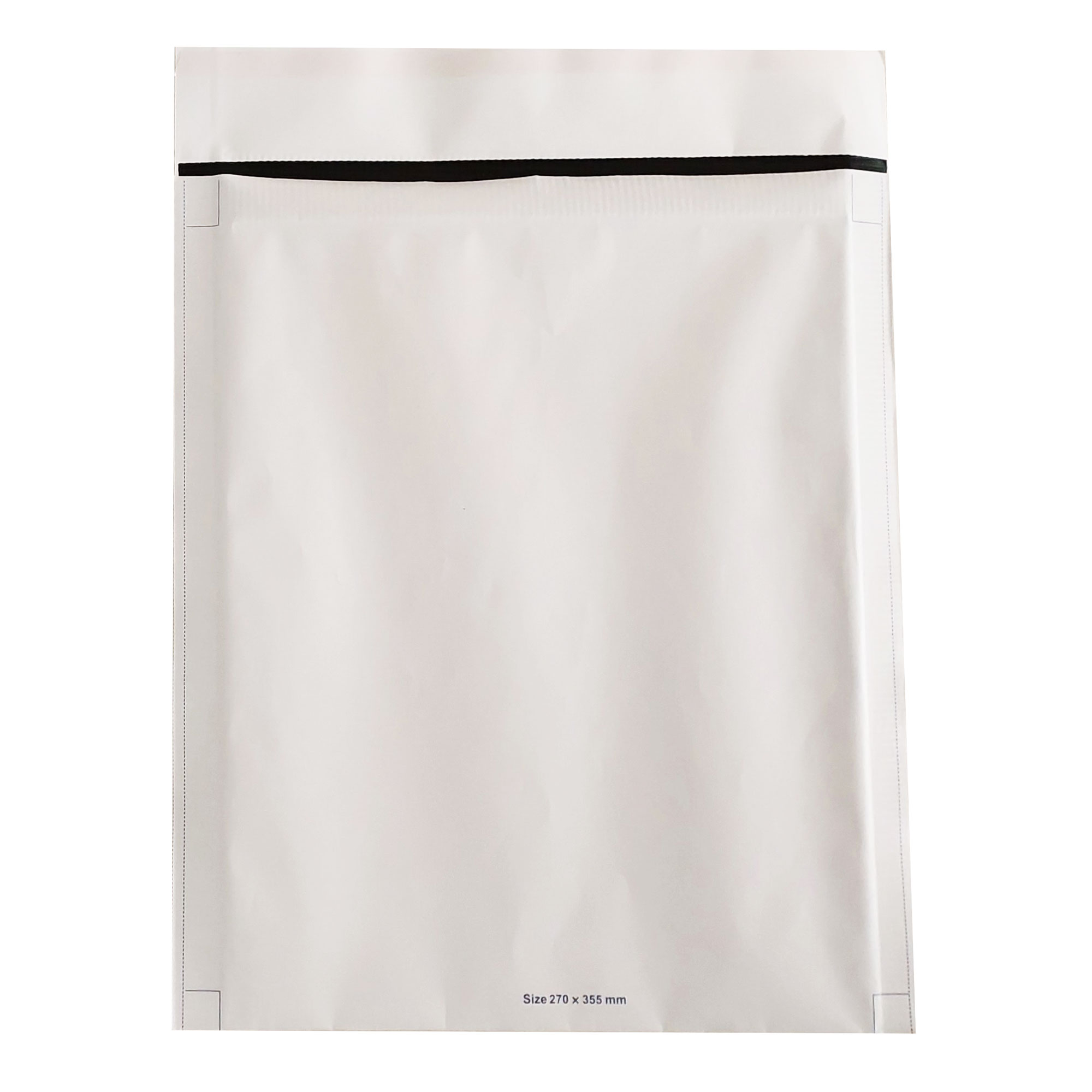 پاکت پستی نایلون مشکی B4 سایز 270 در 355 میلیمتر