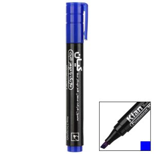 ماژیک کیان جوهر ثابت آبی مدل نوک تخت