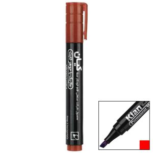 ماژیک کیان جوهر ثابت قرمز مدل نوک تخت