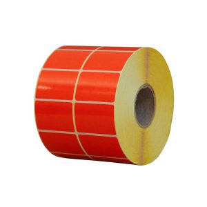 برچسب نارنجی پرینتر لیبل زن کد 34 در 51 میلیمتر