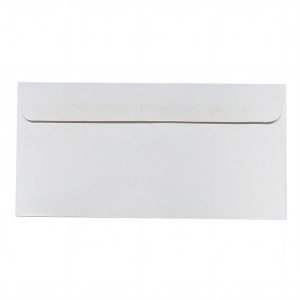 پاکت نامه ملخی سفید لبه چسب دار سایز 22 در 11