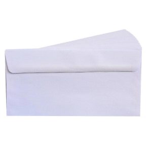 پاکت نامه ملخی سفید لبه چسب دار سایز 22 در 11